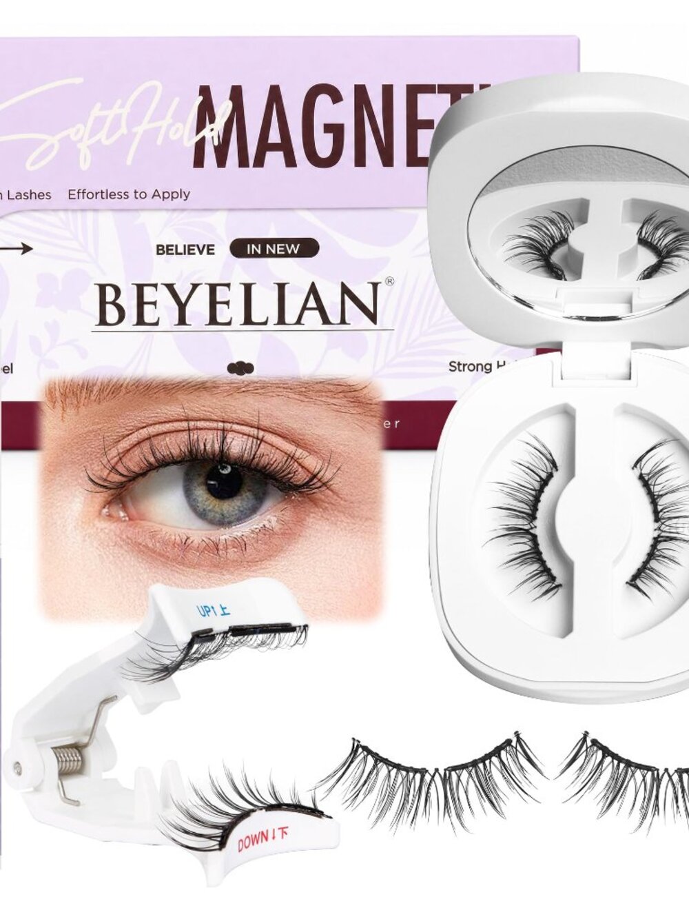 New BEYELIAN Magnetic Eyelashes with Applicator Kit